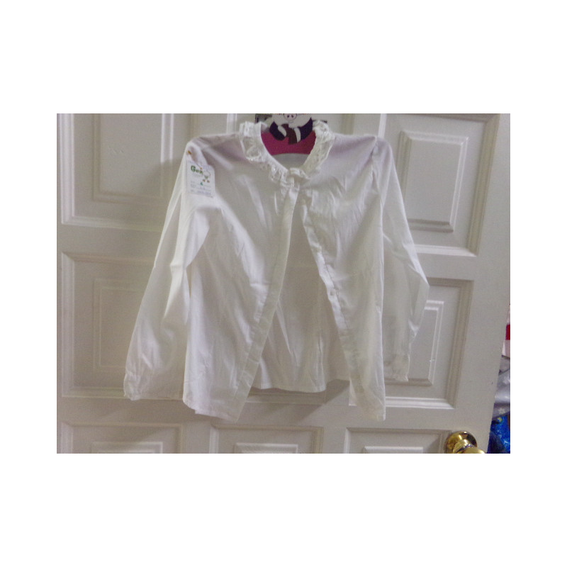 Blusa blanca Mayoral 7 años. Segunda mano.