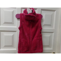 Chaleco polar Fusia 4-5 años. Segunda mano.