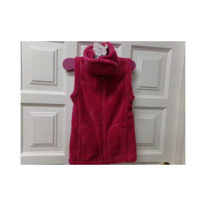 Chaleco polar Fusia 4-5 años. Segunda mano.