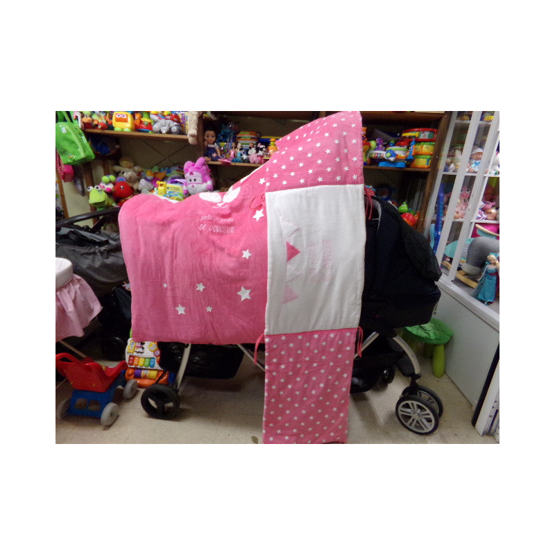 Edredón de cuna con chichonera. Segunda mano.