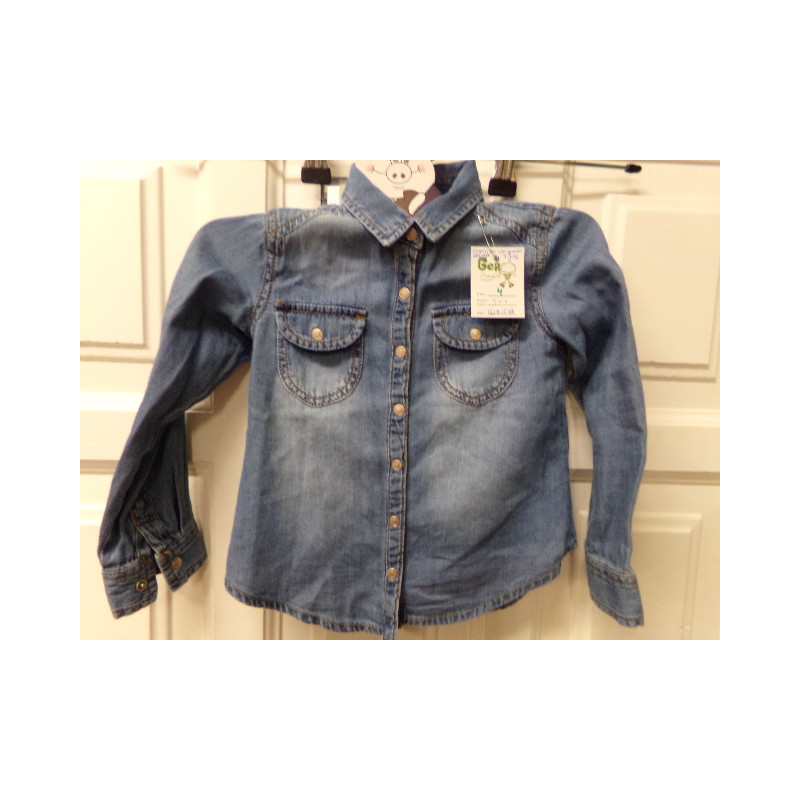 Camisa vaquera Sfera 3-4 años. Segunda mano.
