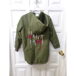 Trenca militar Zara 9 años. Segunda mano.