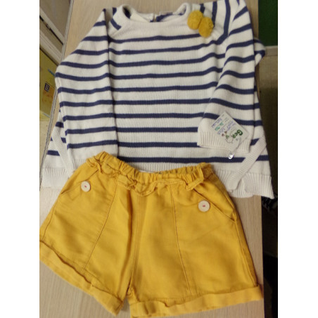 PANTALON CORTO Y JERSEY 3/4