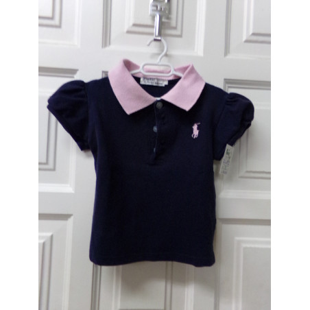 Polo azul marino Ralph Lauren 5 años. Segunda mano.