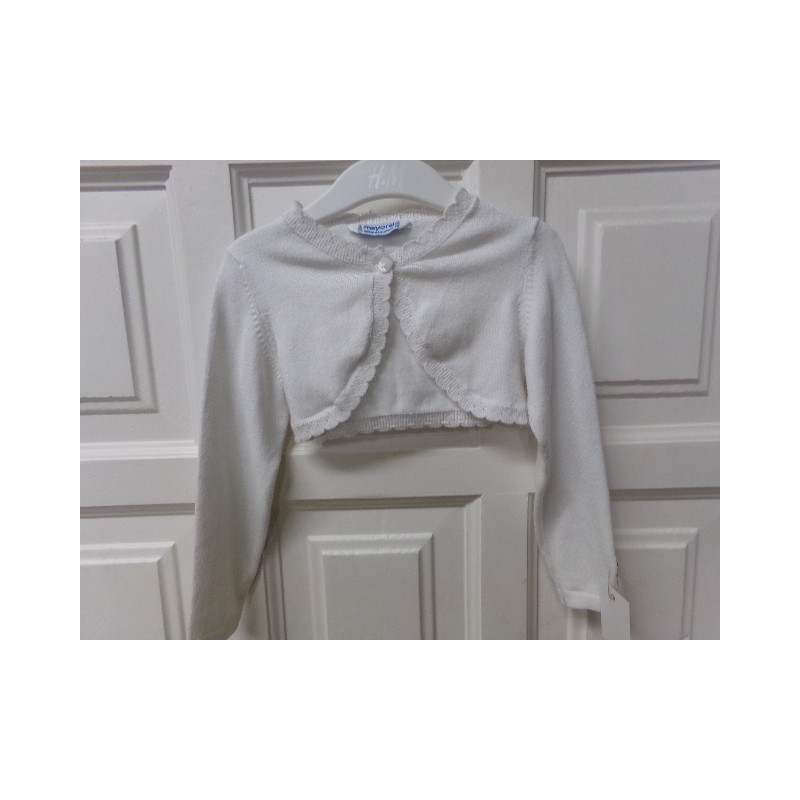 Chaqueta blanca Mayoral 3 años. Segunda mano.