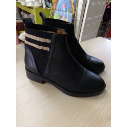 Botines negros nº 35. Segunda mano.