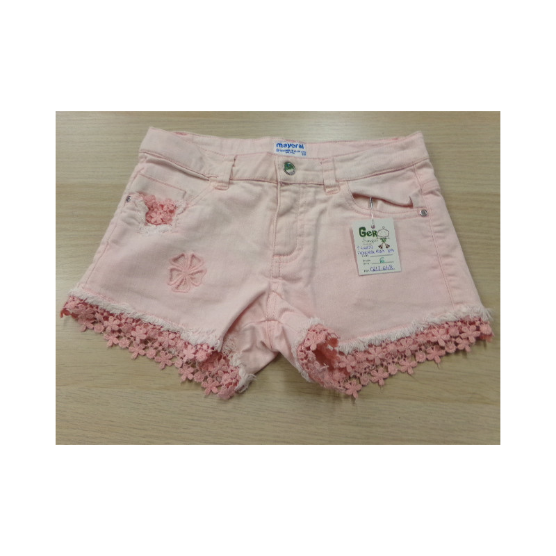 Pantalón corto rosa MAyoral 8 años. Segunda mano.