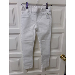 Pantalón vaquero elástico 7-8 años. Segunda mano.