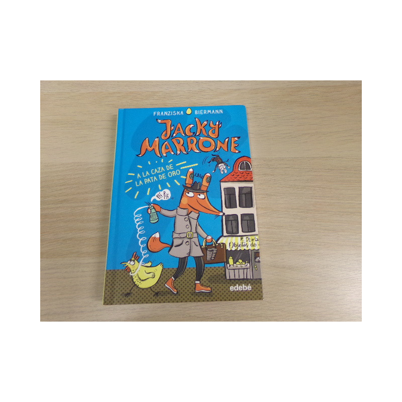 Libro Jacky Marrone a la caza de la pata de oro. Segunda mano.