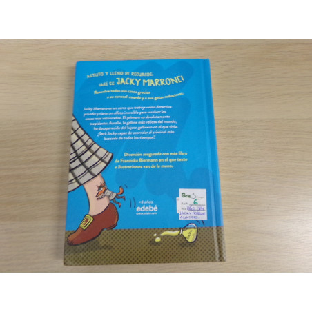 Libro Jacky Marrone a la caza de la pata de oro. Segunda mano.