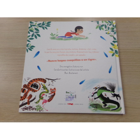 Libro nunca hagas cosquillas a un tigre. Segunda mano.