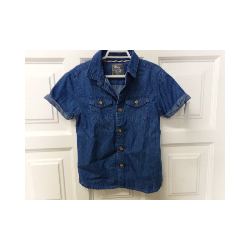 Camisa vaquera m/c 3-4 años. Segunda mano.