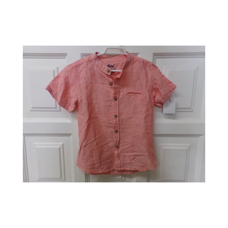 Camisa lino m/c 3-4 años. Segunda mano.