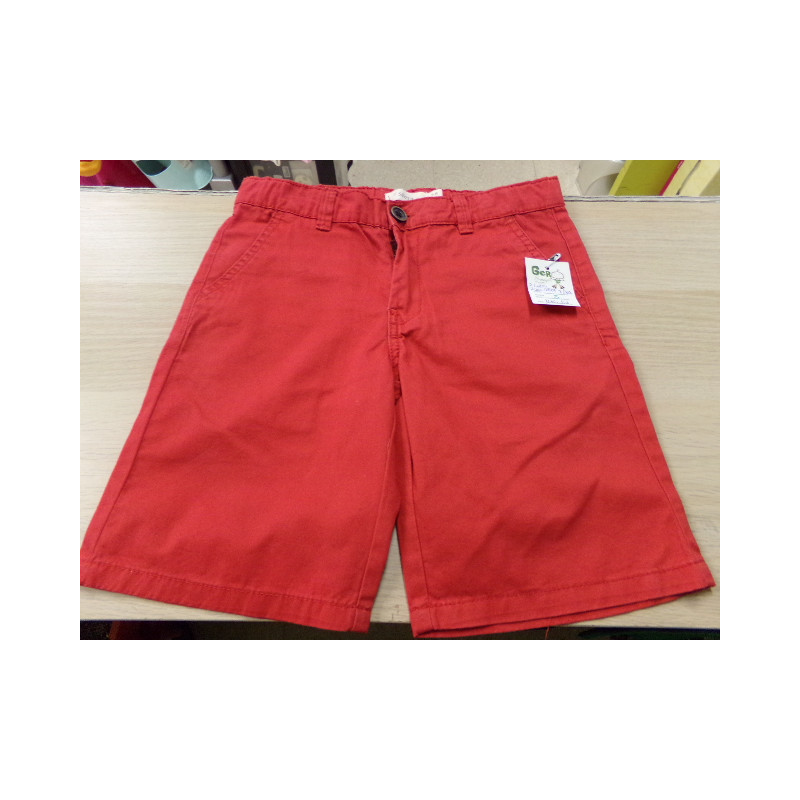 Pantalón corto rojo Sfera 7-8 años. Segunda mano.