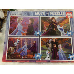 4 puzzles Frozen. Segunda mano.