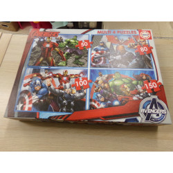 4 multi puzzles Avengers Segunda mano.