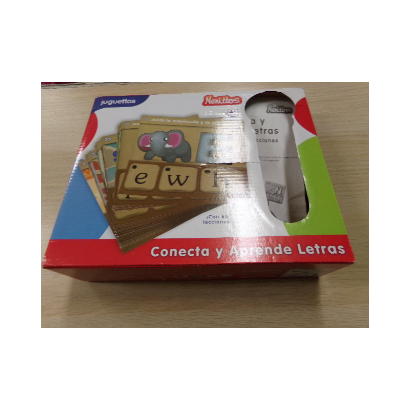 Conecta y aprende letras Nenittos. Segunda mano.
