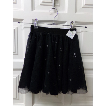 Falda negra tull 10 años. Segunda mano.
