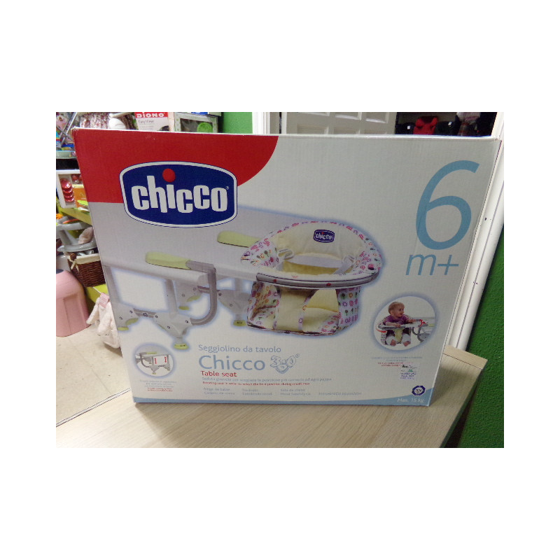 Trona para mesa, giratoria Chicco. Segunda mano.