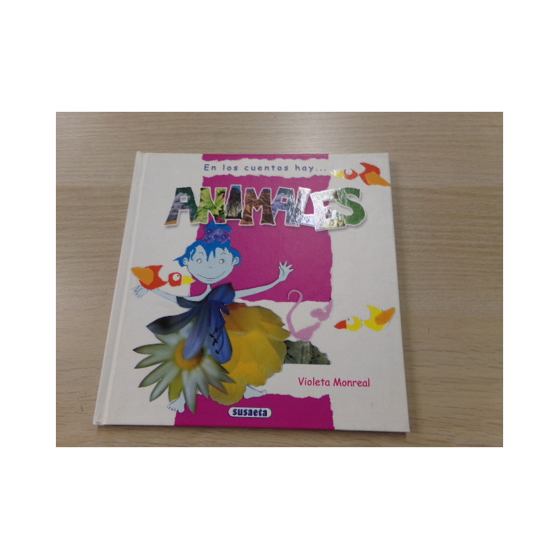 Libro en los cuentos hay animales, Susaeta. Segunda mano.