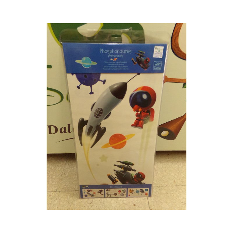 28 pegatinas luminosas Djeco. A estrenar.