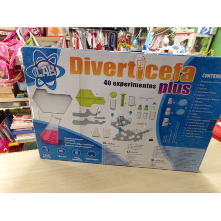 Juego 40 experimentos Diverticefa. Segunda mano.
