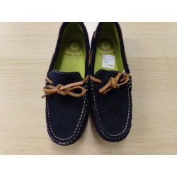 Mocasín azul marino Pablosky nº 35. Segunda mano.