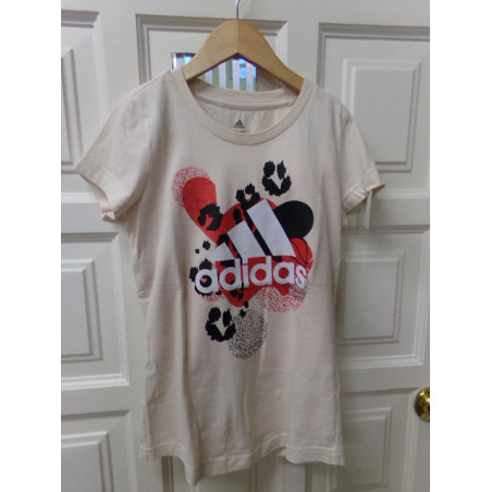 Camiseta Adidas 11-12 años con pantalón deporte. Segunda mano.