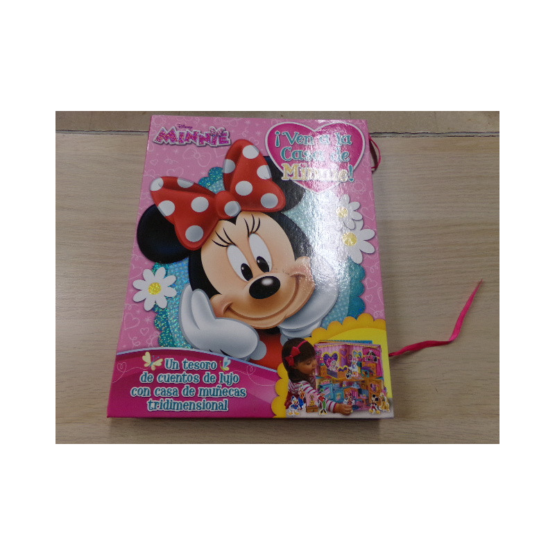 Libro ven a la casa de Minnie. Segunda mano.