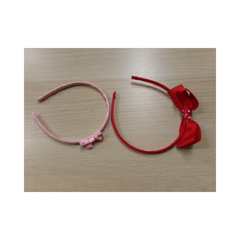 2 diademas pelo. Segunda mano.