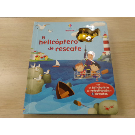 Libro el helicóptero de rescate Usborne. Segunda mano.