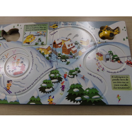 Libro el helicóptero de rescate Usborne. Segunda mano.