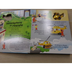 Libro el helicóptero de rescate Usborne. Segunda mano.