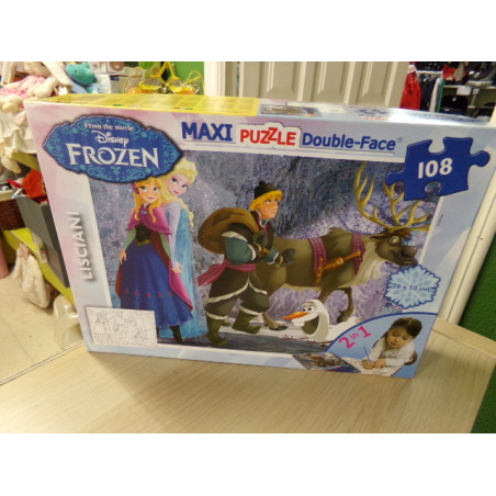 Maxi Puzzle Frozen 108 piezas. Segunda mano.