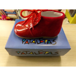 ZAPATITOS CHAROL ROJO N20