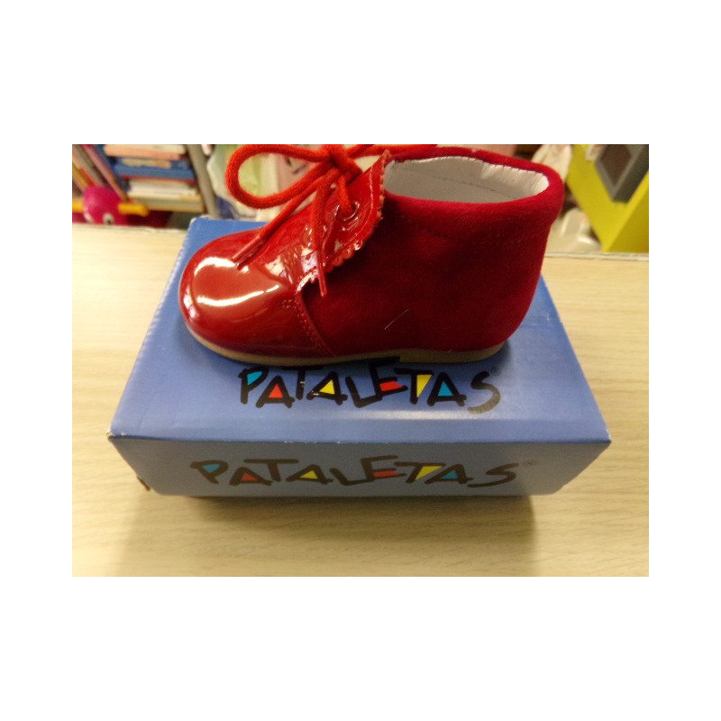 ZAPATITOS CHAROL ROJO N20