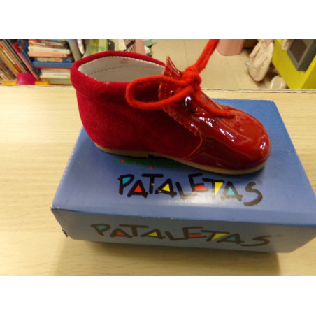 ZAPATITOS CHAROL ROJO N20