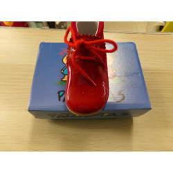 ZAPATITOS CHAROL ROJO N20