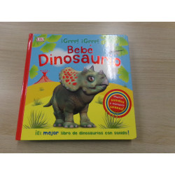 Libro bebé dinosaurio. Segunda mano.