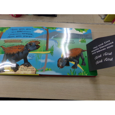 Libro bebé dinosaurio. Segunda mano.