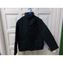 Chaquetón verde oscuro Nanos 10 años. Segunda mano.