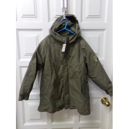Parka militar desmontable Mango 7-8 años. Segunda mano.