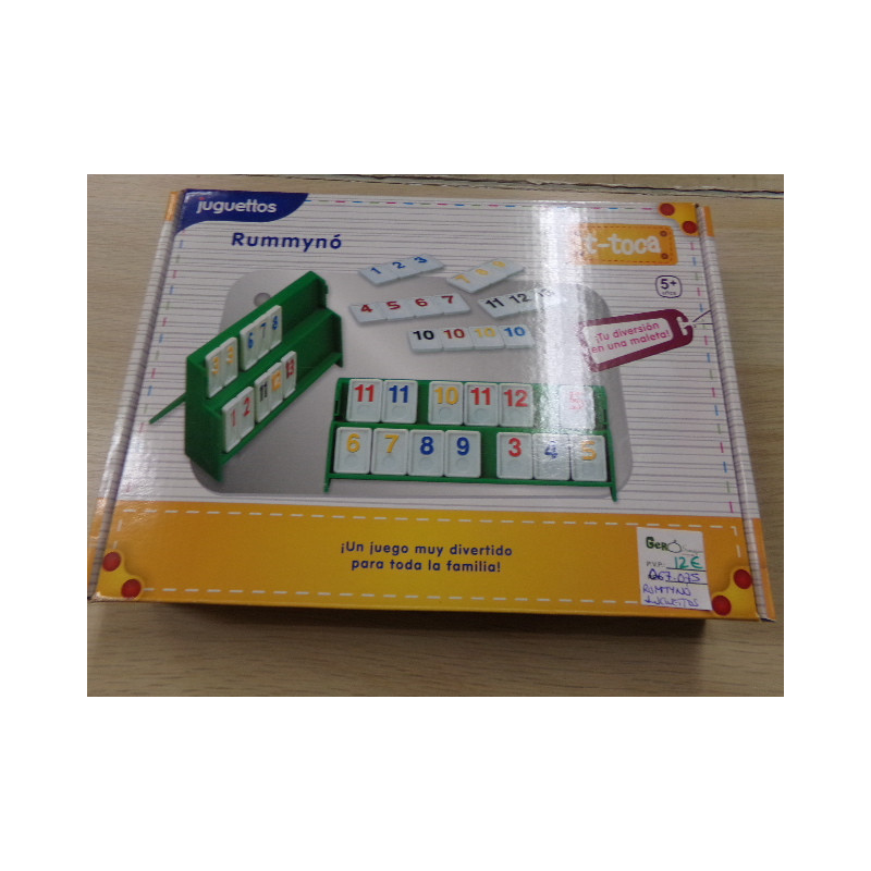 Juego Rummynó Juguettos. Segunda mano.