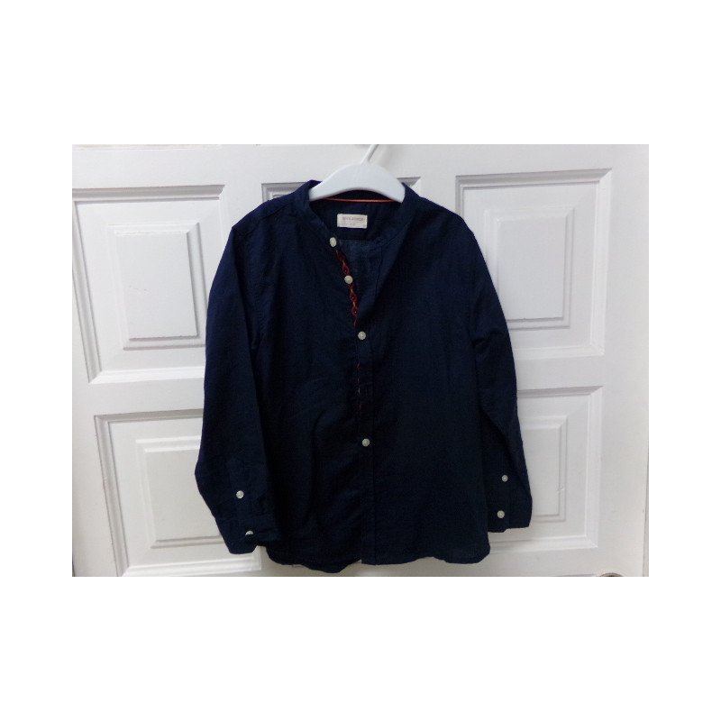 Camisa azul marino Neck&Neck 6-7 años. Segunda mano.