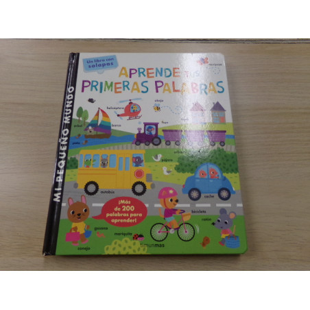 Libro aprende tus primeras palabras. Segunda mano.