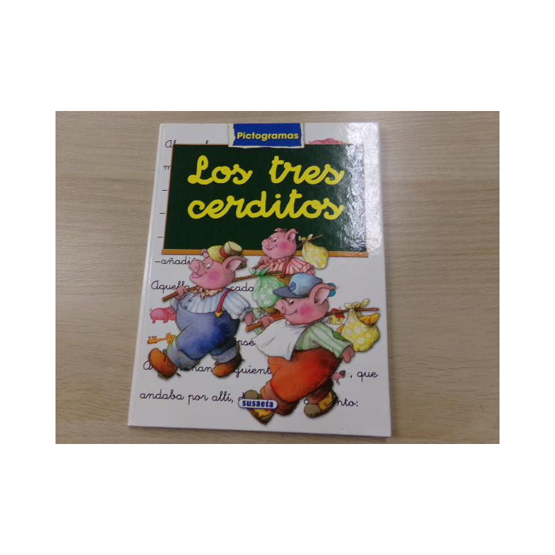 Libro los tres cerditos Susaeta. Segunda mano.