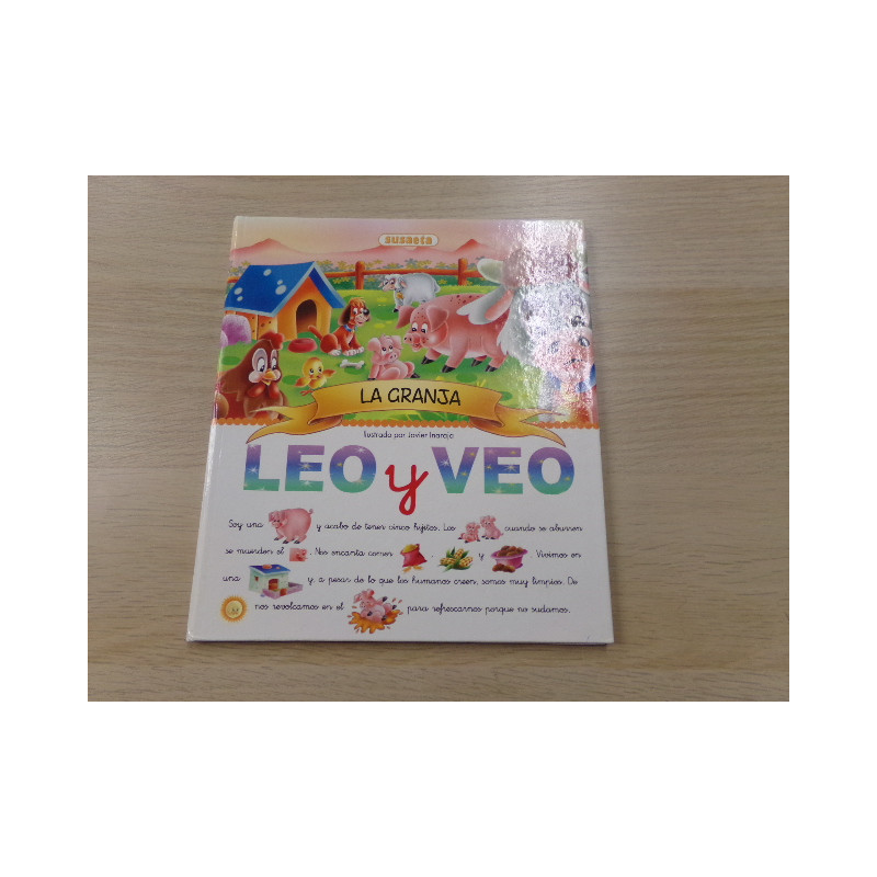 Libro veo y leo la granja, Susaeta. Segunda mano.