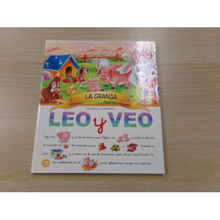 Libro veo y leo la granja, Susaeta. Segunda mano.
