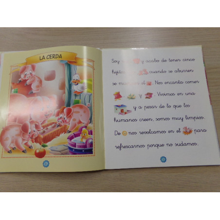 Libro veo y leo la granja, Susaeta. Segunda mano.