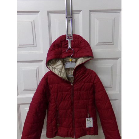 Plumas Mayoral 7 años (reversible dorado). Segunda mano.